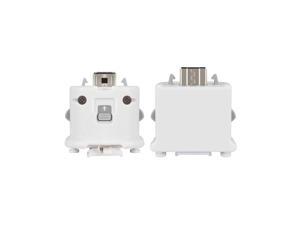 Motion Plus Attachment for Wii, Juamena MP01 Remote Sensor Adapter with Lock for Nintendo Wii Controllers-2 Pack(White) Motion Plus Attachment for Wii, Juamena MP01 Remote Sensor Adapter with Lock for Nintendo Wii Controllers-2 Pack(White)