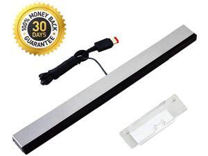 Wii Sensor Bar, Wired Infrared IR Ray Motion Sensor Bar Compatible with Nintendo Wii/Wii U Console Wii Sensor Bar, Wired Infrared IR Ray Motion Sensor Bar Compatible with Nintendo Wii/Wii U Console