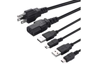 PS3 Controller Charging Cable Set, 2 Pcs PS3 Wireless Controller Charge & Sync Cords, 10 ft Mini USB Plug & Play Cables with 5 ft PS3 Power Cord for PS Move / PS3 Slim/Playstation 3 Controller PS3 Controller Charging Cable Set, 2 Pcs PS3 Wireless Controller Charge & Sync Cords, 10 ft Mini USB Plug & Play Cables with 5 ft PS3 Power Cord for PS Move / PS3 Slim/Playstation 3 Controller