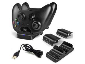 Xbox One Controller Dual Charger, Prodico Charging Dock Station with 2 Rechargeable Batteries For Xbox One Wireless Controller Xbox One Controller Dual Charger, Prodico Charging Dock Station with 2 Rechargeable Batteries For Xbox One Wireless Controller