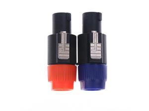 1pc Speakon Connectors Nl4fx 4 Pole Plug Male Speaker Audio Wire Connector