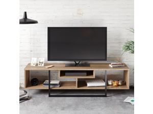 Decorotika Asal 59'' Wide TV Stand and Media Console for TVs up to 68'' with Open Shelves Decorotika Asal 59'' Wide TV Stand and Media Console for TVs up to 68'' with Open Shelves