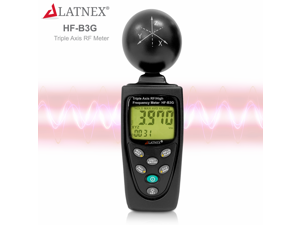 HF-B3G Triple Axis HF RF Power Meter Analyzer and Detector Measuring EMF Radiation-Cell Phones-Smart Meters-Cell Towers-WiFi-Microwave-Blouetooth-Calibrated-for EMF Home Inspections HF-B3G Triple Axis HF RF Power Meter Analyzer and Detector Measuring EMF Radiation-Cell Phones-Smart Meters-Cell Towers-WiFi-Microwave-Blouetooth-Calibrated-for EMF Home Inspections