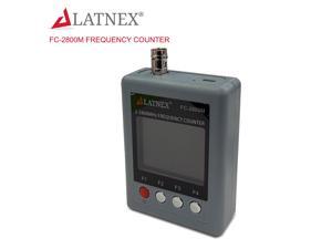 LATNEX FC-2800M Handheld 2MHz -2.8GHz Walkie Talkie 2-Way Radio Frequency Counter LATNEX FC-2800M Handheld 2MHz -2.8GHz Walkie Talkie 2-Way Radio Frequency Counter