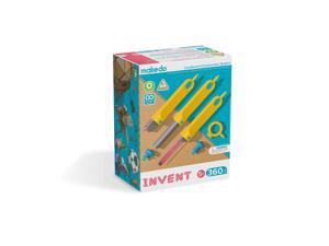 MAKEDO INVENT - Cardboard Construction Large Toolbox Kit for Kids, Contains 360 Reusable Pieces - Perfect for Classroom STEAM Learning, 12-24 Maker Group Toolkit, Ages 5+ MAKEDO INVENT - Cardboard Construction Large Toolbox Kit for Kids, Contains 360 Reusable Pieces - Perfect for Classroom STEAM Learning, 12-24 Maker Group Toolkit, Ages 5+