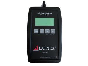 LATNEX® DC Gauss Meter DG-20K: Professional Magnetometer with Precise Measurement of Magnetic Fields Strength and Polarity from -19,999.9 to +19,999.9 Gauss
