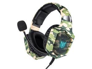 ONIKUMA K8 PS4 Headset Camouflage casque Wired PC Gamer Stereo Gaming Headphones with Microphone LED Lights for XBox One/Laptop ONIKUMA K8 PS4 Headset Camouflage casque Wired PC Gamer Stereo Gaming Headphones with Microphone LED Lights for XBox One/Laptop