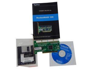 HighPoint RocketRaid 100 2CH IDE PCI Adapter RR100 with Driver and Manual HighPoint RocketRaid 100 2CH IDE PCI Adapter RR100 with Driver and Manual