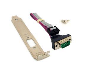 Lot-10 DB9 Serial Cable with STD Bracket K14-101-L10 Motherboard Serial COM Port Lot-10 DB9 Serial Cable with STD Bracket K14-101-L10 Motherboard Serial COM Port