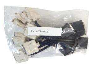 Lot-10 Bizlink DMS59 to Dual DVI Y-Cable 91004086-L10 DMS59 to 2--DVI Dual Link Lot-10 Bizlink DMS59 to Dual DVI Y-Cable 91004086-L10 DMS59 to 2--DVI Dual Link