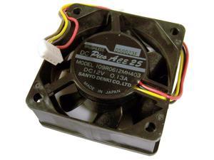 Sanyo 60x25mm 12v DC 0.13a 4-wire FAN 109R0612MH403