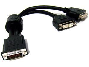 Matrox LFH-60-to-Dual DVI-I 1ft Black Cable 16029-02 forG450 MMS Matrox LFH-60-to-Dual DVI-I 1ft Black Cable 16029-02 forG450 MMS