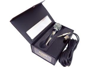 Jaton Dynamic Microphone Silver Black Kit DM-565 Cannon Type Connector - OEM