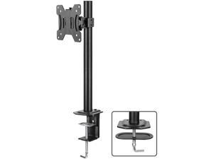 HUANUO Single Monitor Mount, LCD Computer Monitor Stand for13 inch to 32 inch Screen, Adjustable Height, Tilt, Swivel, Rotation, Weight up to 17.6lbs