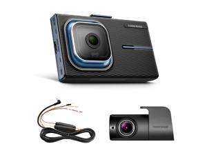 Thinkware X1000 Dual Channel Dash Cam 2K QHD 2560 x 1440 Front and Rear Cam, 156° Wide Angle Dashboard Camera Recorder with G-Sensor, Sony Sensor, Parking Mode, 3.5” LCD Touchscreen, Night Vision
