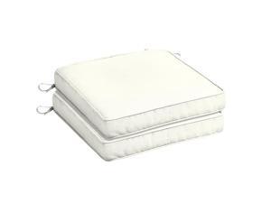 20 x 20 Sunbrella Canvas White Outdoor Chair Cushion (2-Pack) 20 x 20 Sunbrella Canvas White Outdoor Chair Cushion (2-Pack)