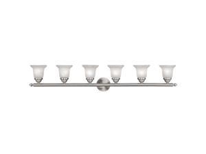 Livex Lighting Neptune Bath Light in Brushed Nickel - 1066-91 Livex Lighting Neptune Bath Light in Brushed Nickel - 1066-91