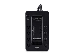 650VA 8-Outlet UPS Battery Backup with USB