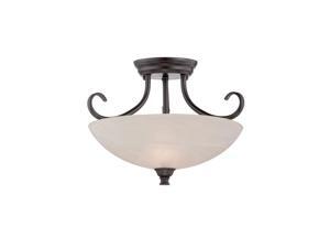 Oil Rubbed Bronze Designers Fountain 85231-ORB Addison Inverted Pendant