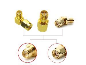 3 PCS Whole Set RP-SMA Male to RP-SMA Female Antenna Connector Adapter Straight Right Angle 45/90/135 Degree ALL in One Combo DIY Accessories For 1.2Ghz 2.4Ghz 5.8Ghz RC Racing Drone FPV System 3 PCS Whole Set RP-SMA Male to RP-SMA Female Antenna Connector Adapter Straight Right Angle 45/90/135 Degree ALL in One Combo DIY Accessories For 1.2Ghz 2.4Ghz 5.8Ghz RC Racing Drone FPV System