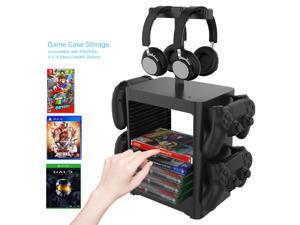 Multifunctional Game Storage Tower For PS5/PS4/Xbox Series Storage Bracket Disk Storage CD Game Card Blu ray, DVD, CD Game Storage Rack Gaming Room Decor for Xbox Series X, Nintendo Switch Accessories Multifunctional Game Storage Tower For PS5/PS4/Xbox Series Storage Bracket Disk Storage CD Game Card Blu ray, DVD, CD Game Storage Rack Gaming Room Decor for Xbox Series X, Nintendo Switch Accessories