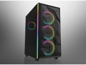 Gamdias ATHENA M2 Gaming PC case high airflow mesh, tempered glass side panel, ATX Gamdias ATHENA M2 Gaming PC case high airflow mesh, tempered glass side panel, ATX
