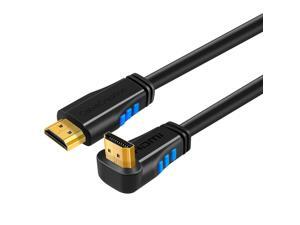HDMI Cable, CableCreation 10 Feet Upward Angle 270 Degree 4K HDMI 2.0 Cable with Gold Plated Connector, Support 4K (60Hz) Ultra HD, 3D Video, Ethernet, Audio Return Channel, Black HDMI Cable, CableCreation 10 Feet Upward Angle 270 Degree 4K HDMI 2.0 Cable with Gold Plated Connector, Support 4K (60Hz) Ultra HD, 3D Video, Ethernet, Audio Return Channel, Black