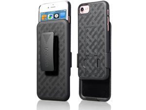 iPhone 8/7/6/6s Holster Case, Aduro Combo Shell & Holster Case - Super Slim Shell Case with Built-in Kickstand, Swivel Belt Clip Holster for Apple iPhone 8, 7, 6, 6s iPhone 8/7/6/6s Holster Case, Aduro Combo Shell & Holster Case - Super Slim Shell Case with Built-in Kickstand, Swivel Belt Clip Holster for Apple iPhone 8, 7, 6, 6s