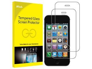 JETech 2-Pack Screen Protector for Apple iPhone 4 and iPhone 4s, Tempered Glass Film