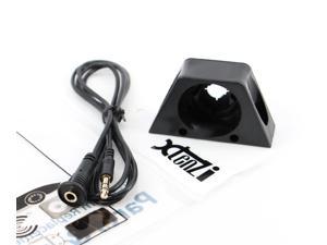 Xtenzi Aux 3.5mm or Mp3 input underdash cable kit Extension socket In Car Marine Dashboard Flush Mount Lead Cable Mounting Panel , 1 Meter