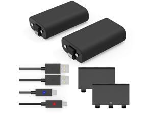 Xbox Controller Battery Pack, Y Team Xbox Play and Charge Kit with 2 Pack 1200mAh, Xbox Battery Pack with LED, Xbox One Charge and Play for Xbox One X/S Xbox Controller Battery Pack, Y Team Xbox Play and Charge Kit with 2 Pack 1200mAh, Xbox Battery Pack with LED, Xbox One Charge and Play for Xbox One X/S