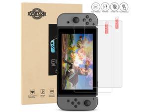 Elokipoe Nintendo Switch Screen Protector Set (2 Pack), Premium 9H Tempered Glass Screen Protector Film for Nintendo Switch, HD Anti-Scratch Screen Protector, Crystal Clear without Bubble Elokipoe Nintendo Switch Screen Protector Set (2 Pack), Premium 9H Tempered Glass Screen Protector Film for Nintendo Switch, HD Anti-Scratch Screen Protector, Crystal Clear without Bubble