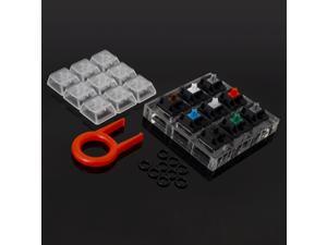 Cherry MX Switch Tester Mechanical Keyboards 9-Key Switch Testing Tool, with Keycap Puller and O Rings Cherry MX Switch Tester Mechanical Keyboards 9-Key Switch Testing Tool, with Keycap Puller and O Rings