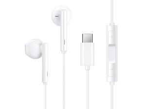 B Type C Headphones, Digital USB C Earphones Noise Isolation Earbuds Wired in Ear Headphones with Microphone Compatible with Samsung Galaxy S20 Note 20/10, Google Pixel 4 XL, OnePlus 8 Pro