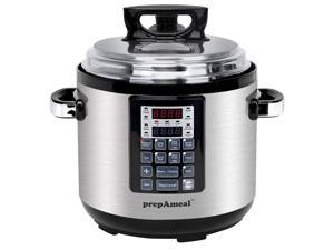 prepAmeal 6QT 8-IN-1 ( 3 Speeds Options ) Pressure Cooker Multi-Use Programmable Instant Cooker Pressure Pot with 16 Smart Programs, Slow Cooker, Rice Cooker, Steamer, Saut&eacute(6 Quart)