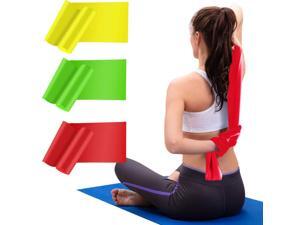 HiBay Resistance Bands Elastic Exercise Bands 3 Pack Physical Therapy Tension Band Recovery Band Workout Strength Training Bands for Women, Yoga, Arms,Upper Body and Shoulders (Red Yellow Green) HiBay Resistance Bands Elastic Exercise Bands 3 Pack Physical Therapy Tension Band Recovery Band Workout Strength Training Bands for Women, Yoga, Arms,Upper Body and Shoulders (Red Yellow Green)