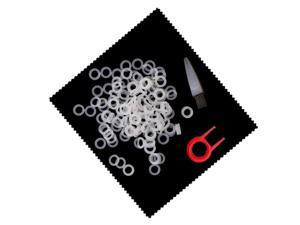 200 Pieces Mechanical Keyboard Rubber O-Rings and Keyboard Keycap Removal Tool-keycap Puller, Cleaning Brush and Cloth, for Cherry MX Switch and Mechanical Keyboard (White) 200 Pieces Mechanical Keyboard Rubber O-Rings and Keyboard Keycap Removal Tool-keycap Puller, Cleaning Brush and Cloth, for Cherry MX Switch and Mechanical Keyboard (White)