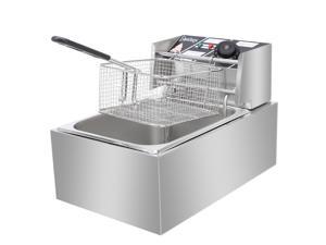 2500W 6.3QT Electric Countertop Deep Fryer Basket Restaurant 6L Liter 2500W 6.3QT Electric Countertop Deep Fryer Basket Restaurant 6L Liter