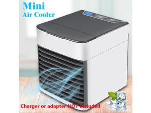 Portable Mini Air Cooler Air Conditioner Conditioning LED Light Humidifier Purifies Air Cooling Fan for Home Office