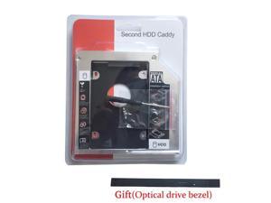 SATA 2nd Hard Drive Case HDD SSD Caddy Adapter For HP ProBook 6560b 6565b 6570b 