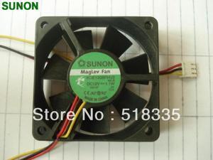 SUNON 6015 KD1206PHS2 12V 1.9W 2Wire Cooling Fan