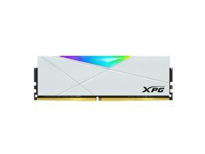 XPG SPECTRIX D50 RGB Desktop Memory: 16GB (2x8GB) DDR4 3600MHz CL18 White XPG SPECTRIX D50 RGB Desktop Memory: 16GB (2x8GB) DDR4 3600MHz CL18 White
