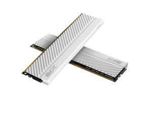 XPG GAMMIX D45 Desktop Memory: 16GB (2x8GB) DDR4 3200MHz CL16-20-20 | UDIMM White Heatsink - 2PK | RAM Upgrade | Hassle Free Overclocking | Aluminum Exterior