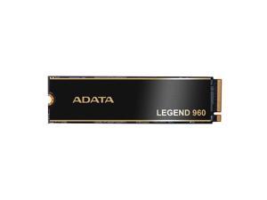 ADATA LEGEND 960 1TB SSD GEN4x4 M.2 2280 Internal Solid State Drive | PS5 Compatible - SMI SM2264 3D NAND | Up to 7400 MBps - Black/Gold 1PK | 1560 TBW