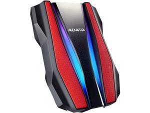 ADATA 2TB HD770G Portable Hard Drive USB 3.2 Gen 1 Model AHD770G-2TU32G1-CRD Red