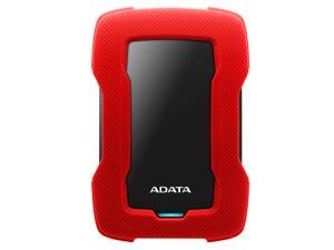 ADATA Durable Series HD330: 1TB Red External USB 3.1 Portable Hard Drive Gaming Console Compatible