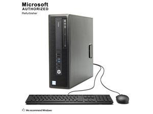 Grade A HP ProDesk 600G2 SFF PC, Intel Core I3-6100 3.7G, 8G DDR4, 128G SSD + 500G HDD, DVDRW, HDMI, VGA, WiFi, Bluetooth 4.0, Keyboard & Mouse, Windows 10 Pro 64 Bit-Multi-Language(EN/ES/FR)