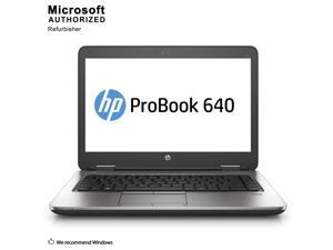 HP ProBook 640 G2 14.0" Laptop, Intel Core I5-6300U 2.4Ghz, 16G DDR4, 256G M.2 NVMe SSD, DP, VGA, USB 3.0, Windows 10 Pro 64 Bit-Multi-Language(EN/ES/FR) (Grade A)