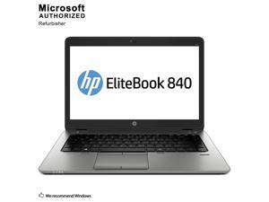 Grade A HP EliteBook 840 G2 14.0" Laptop, Intel Core I5-5300U 2.3Ghz, 16G DDR3L, 256G SSD, DP, VGA, USB 3.0, Webcam, Windows 10 Pro 64 Bit-Multi-Language(EN/ES/FR)