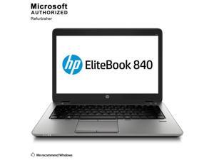 Grade A HP EliteBook 840 G1 14.0" Laptop, Intel Core I5-4300U 1.9Ghz, 8G DDR3L, 500G HDD, DP, VGA, USB 3.0, Windows 10 Pro 64 Bit-Multi-Language(EN/ES/FR)